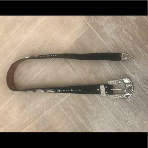 Buckle Black Rhinestone Belt